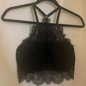 PINK Eyelash Lace Bralette *NWOT*